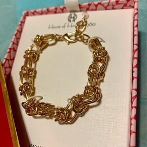 House of Harlow 1960 Gold Knot Bracelet